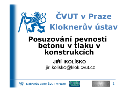 ČVUT v Praze Kloknerův ústav