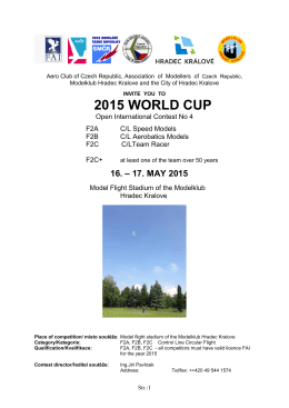 2015 WORLD CUP - Fesselflug