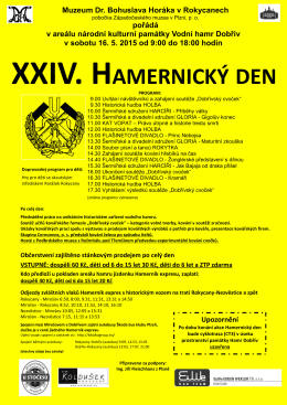 XXIV. HAMERNICKÝ DEN