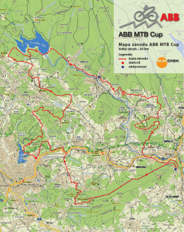 Mapa závodu ABB MTB Cup