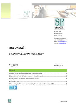 Bulletin SP Audit 02/2015