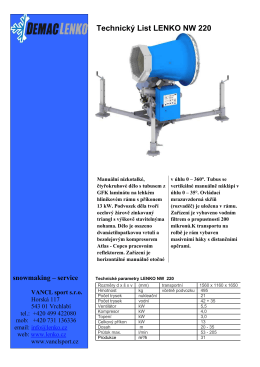 Technický List LENKO NW 220