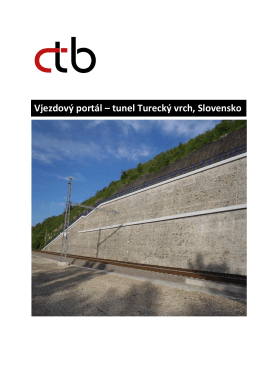 Vjezdový portál – tunel Turecký vrch, Slovensko