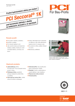 PCI Seccoral 1K - technický list
