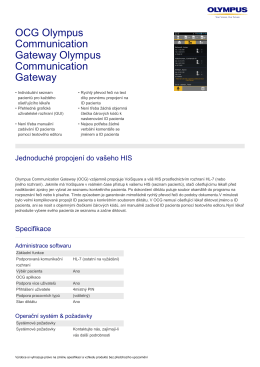 OCG Olympus Communication Gateway Olympus Communication