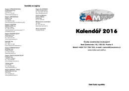 Kalendá   2015 - ČAM | Český amatérský motosport