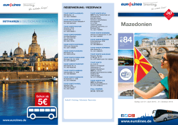 Busfahrplan Mazedonien - Eurolines|Touring|EUROPABUS