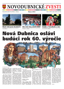 Novodubnické zvesti - Mesto Nová Dubnica