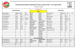 Final Entry Form - Balkan Indoor 2014