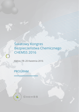 Program PL - chemss 2016