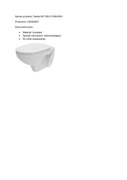 Nazwa produktu: Deska WC DELFI K98
