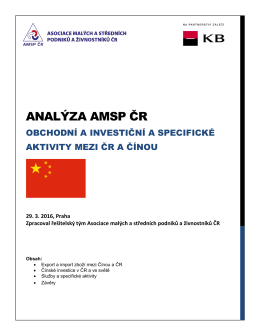 analýza amsp čr - Asociace malých a středních podniků a