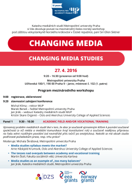 Changing Media – Changing Media Studies