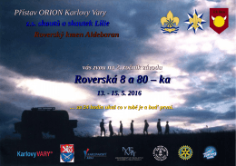 Roverská 8 a 80 – ka - Přístav ORION Karlovy Vary