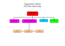Organizační schéma ZUŠ Zlín