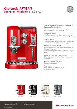 KitchenAid ArtisAn Espresso Machine 5KES2102