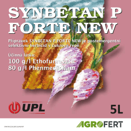 AgroFert SYNBETAN P FORTE NEW (CZ) 5L Back