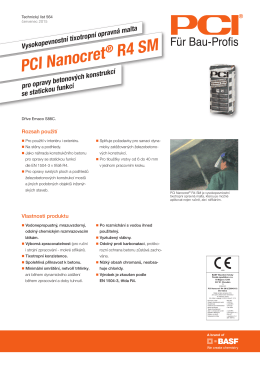 PCI Nanocret ® R4 SM