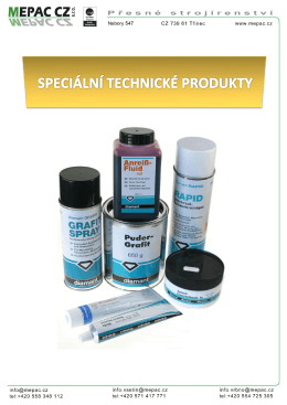 Speciální technické produkty