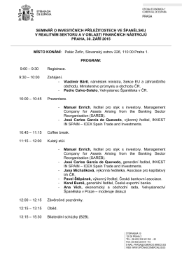 150824 Program seminar o investicnich prilezitostech ve Spanelsku