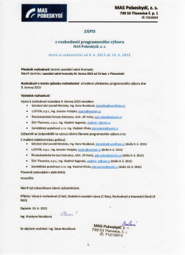 Zápis programového výboru 2015_06_09a10