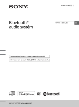 Bluetooth® audio systém