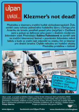 Klezmer`s not dead!