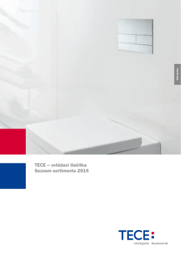TECE ovládací tlačítka brožura (PDF 2 MB)
