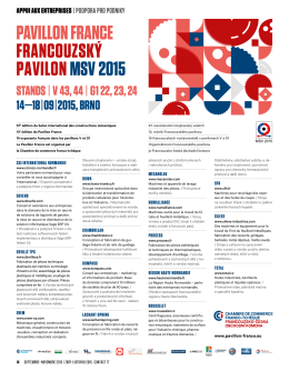 pavillon france francouzský pavilonmsv 2015