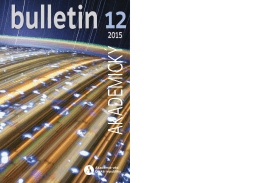 obsah ročníku 2015 - Akademický bulletin