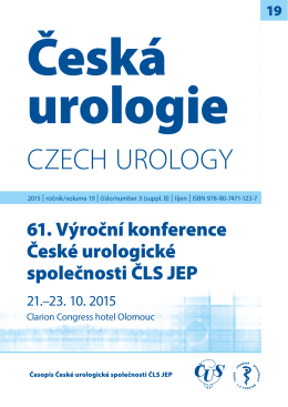 Stáhnout soubor - Česká urologie