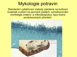 Mykologie potravin