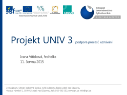 Projekt UNIV 3