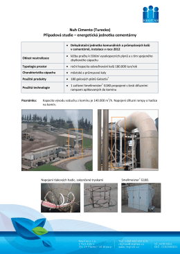 Případová studie – energetická jednotka cementárny