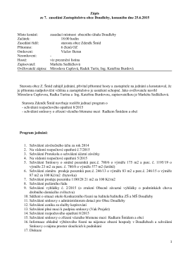 zápis a usnesení 07/2015 (PDF 152kB)