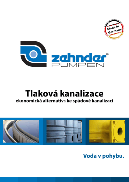 Tlaková kanalizace - Zehnder Pumpen GmbH