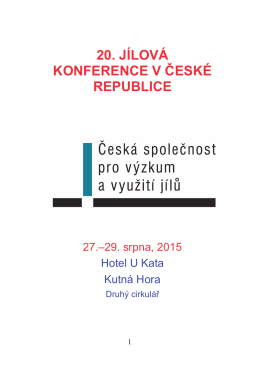 20. jílová konference v české republice