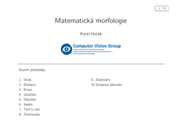 08 - Matematická morfologie