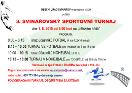 Sportovni turnaj 2015