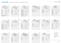 Prohlédnout prezentaci nabízených umyvadel v katalogu.