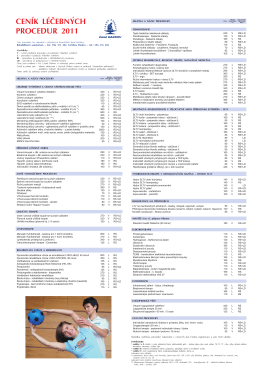 ceník léčebných procedur tabule 70x100_2011