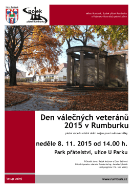 Den válečných veteránů 2015 v Rumburku