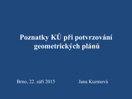 Jana Kuzmová - Spolek zeměměřičů Brno