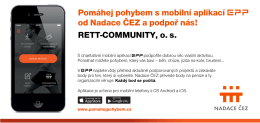 Pom&aacute;hej povhybem s mobiln&iacute; aplikac&iacute; E F` := od