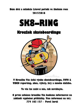 SK8–RING - Dům dětí a mládeže Litovel