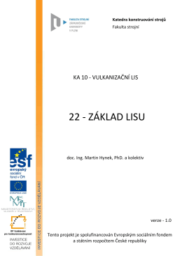 ka10-22 zaklad lisu - KKS - Západočeská univerzita v Plzni