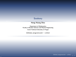 Soubory - Kmlinux