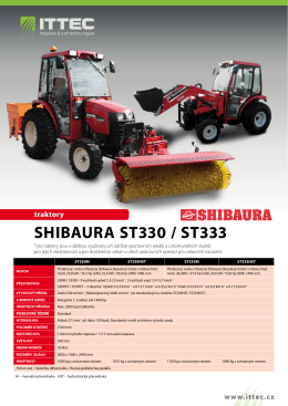 SHIBAURA ST330 / ST333