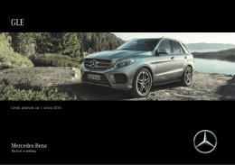Ceník, platnost od 23. října 2015 - Mercedes-Benz