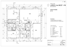 studie Largo 98+1modul - varianta 12 Dům má samostatnou